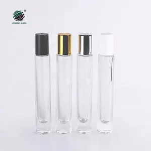 מותאם אישית לוגו OEM 10 ml גלילי בושם זכוכית דאודורנט פלסטיק מכסה בקבוק רול על בקבוקי שמן אתרים