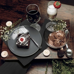 Halloween Đặc Biệt Chất Lượng Cao Dùng Một Lần 2-Ply Giấy Serviettes Tùy Chỉnh Màu Đen Mô Khăn Ăn Với Logo Cho Cà Phê Sử Dụng Cửa Hàng - Product Image 5