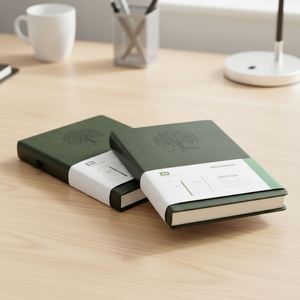 A5 Wide-ruled Dotted Grid 2026 Elastic Band Hardcover Planner <b>Notebook</b> - Product Image 2