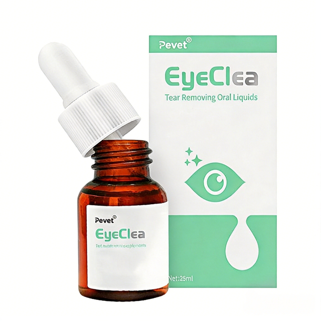 Pevet Safe Pet Eye Care Immune Support Supplement Liquid Dog Cat Tear Stain Remover Oral Solution Natural Care