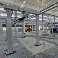 Robot portique DQZ avec moteur à engrenages CNC PLC, chargement et déchargement automatiques, 3 kW, 380 V, garantie 1 an pour la fabrication de pièces automobiles