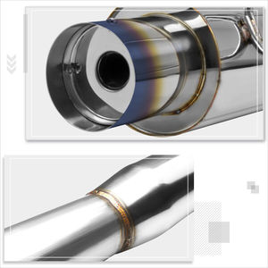 ชุดท่อไอเสียแบบ Single Path Exhaust Muffler Catback ขนาดปลายท่อ 4 นิ้ว สำหรับรถยนต์ฮอนด้า ซีวิค ซี รุ่น EP3 HB ปี 2002-2005 - Product Image 5