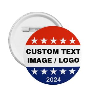 Botones Personalizados con Logotipo, Texto o Imagen, Botones Metálicos con Pinback, Bajo MOQ - Product Image 2