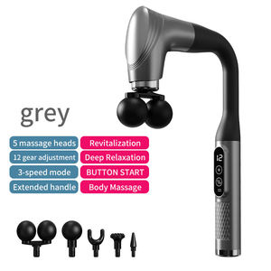 Pistola de Masaje de Doble Cabezal con Mango Largo para Cuello, Hombros, Espalda, Brazos y Piernas, Masajeador de Cuerpo Completo, Relajación Muscular, Vibración, Pistola de Masaje Portátil - Product Image 2