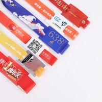 Pulseras Promocionales Ecológicas Ajustables con Clip de Plástico para Eventos y Fiestas, Pulseras de Tela Tejida Personalizadas para Festivales