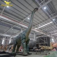 Dinosaures animatroniques grandeur nature pour parc d'aventure extrême
