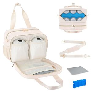 Sac isotherme avec bloc de glace, sac isotherme portable pour le stockage du lait maternel, sac isotherme pour le lait maternel avec bloc de glace - Product Image 1