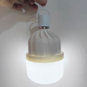 หลอดไฟ LED พกพา 20W อเนกประสงค์ ใช้ได้ทั้งภายในและภายนอกอาคาร พร้อมแบตเตอรี่ใช้งานได้ยาวนาน ขั้ว E26/E27 สำหรับใช้ในที่อยู่อาศัย - Product Image 3