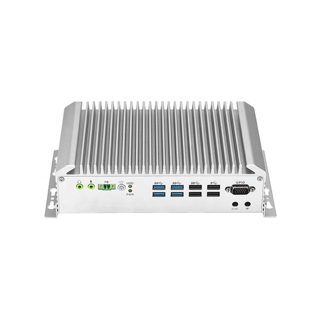 Industrial Barebone Box Computer Fanless Embedded PC Mini Computer Intel 11th Gen. I3/I5/I7 CPU 6*COM+8*USB+2*LAN