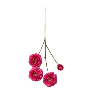 4 Cabezas de Peonía, Flores Artificiales de Seda, Arreglo Floral Decorativo para Bodas, Decoración del Hogar DIY - Product Image 5