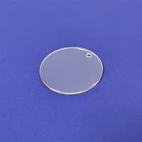 Disques en acrylique artisanaux, cercles en acrylique, disques en plastique transparent