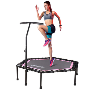 Mini Trampolino per Fitness ed Esercizio - Attrezzatura per Salti Rotonda da 90 cm per Adulti - Product Image 1