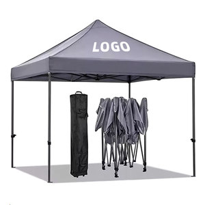 Gazebo Pieghevole da Esterno 3x3 M All'ingrosso con Robusto Telaio in Acciaio e Logo Personalizzato per Fiere - Product Image 2