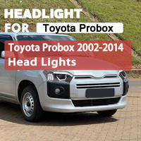 Faros LED para Toyota Probox 2012-2014, Conjunto de Faros Delanteros, Actualización de Luces LED para Probox 2012, Lámpara de Señalización, Luz de Giro, DRL