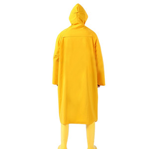 <span class=keywords><strong>Chubasquero</strong></span> de poliéster PVC resistente personalizado de fábrica para hombres <span class=keywords><strong>Chubasquero</strong></span> de PVC impermeable para trabajo al aire libre - Product Image 2