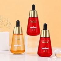 Botol Penetes Kaca Semprot Warna Logo Kustom 50ml Botol Kemasan Serum Kosmetik