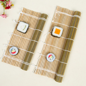 Green Skin Japanese <strong>Sushi</strong> Mold Tools Bamboo Made Yellow Silk Curtains for Seaweed and <strong>Sushi</strong> Rolls - Product Image 4