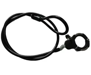 Steel Wire Rope Sling with Lock for Motorcycle Scooter Added Protection