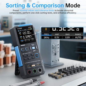 FNIRSI LC1020E Handgehaltenes Digitales Brücken-<span class=keywords><strong>LCR</strong></span>-Messgerät mit Automatischer Bereichswahl für Induktivität, Kapazität, Widerstand und Elektronische Komponenten - Product Image 4