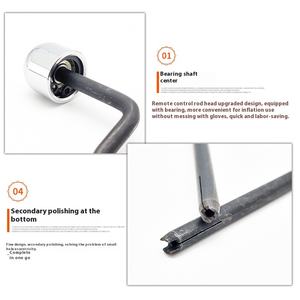 Manómetro Profesional para Inflar Neumáticos de Camión con Varilla de Inflado Rápido y Interruptor de Medidor de Aceite Reforzado - Product Image 2