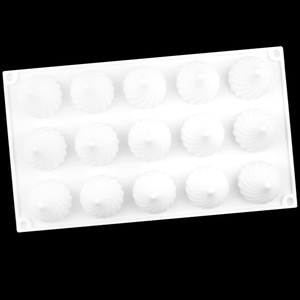 Moule à gâteau en silicone en forme de cyclone, pour la pâtisserie, fabrication artisanale de savon DIY, réutilisable, facile à démouler, sans BPA, pour pudding et décoration de bougies - Product Image 3