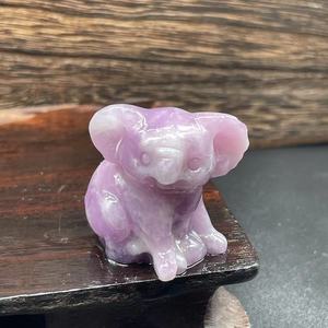 3cm Natural Healing Gemstone Carving Crafts Handmade Cute Animal Figurines Crystal Kola Souvenir <b>Gifts</b> - Product Image 5