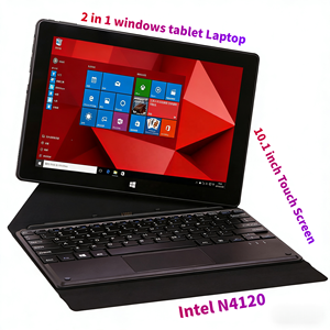 Tablet Laptop 2 en 1 con Windows 11, Intel N4120, Pantalla Táctil de 10.1 Pulgadas, Resolución 800*1280, Cámara de 2MP + 2MP - Product Image 1