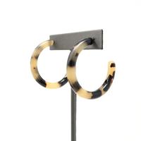 Boucles d'oreilles personnalisées en acétate, vente en gros sur mesure, créoles audacieuses en écaille de tortue en plusieurs couleurs, cadeau pour elle