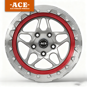 Ruedas de Aleación Forjadas CNC Personalizadas con Beadlock 5x130 6x139.7 de 5/6 Hoyos para Carreras de Drag, Diseño Cóncavo Profundo para Xm X7 M60i X4m X5m X6m X3m 911 F32 E90 - Product Image 4