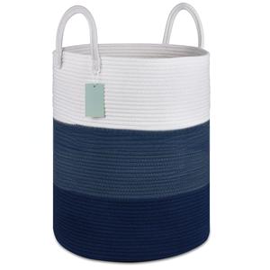 Fait <span class=keywords><strong>à</strong></span> la main ferme durable avec poignée pour salon salle de bain <span class=keywords><strong>panier</strong></span> <span class=keywords><strong>à</strong></span> <span class=keywords><strong>linge</strong></span> <span class=keywords><strong>en</strong></span> <span class=keywords><strong>osier</strong></span> coton tissé <span class=keywords><strong>panier</strong></span> - Product Image 4