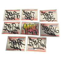 Autocollants de coquille d'oeuf en vinyle destructibles personnalisés de haute qualité étiquette en papier Bonjour mon nom est papier d'autocollants de coquille d'oeuf vierge