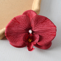 Kepala Bunga Anggrek Phalaenopsis Pilihan Khusus, Aksesoris Bunga Sutra Buatan, Perlengkapan Kerajinan DIY, Dekorasi Pernikahan