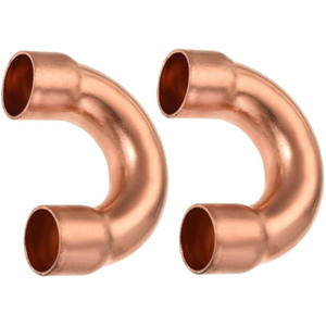 ท่อประปา U โค้งงอ<span class=keywords><strong>180</strong></span>องศาข้อศอกทองแดงสำหรับเครื่องปรับอากาศ HVAC - Product Image 2