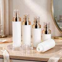 Bouteilles à pompe sans air en plastique pp acrylique pour cosmétiques, sérum, soins de la peau et lotion, emballages cosmétiques, 50 ml, 80 ml, 100 ml, 120 ml