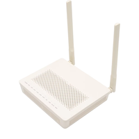 JUQU Bekas HG8546M ONU/ONT OLT 4 Port 1GE+3FE Fiber Optik 12V 2.4G WiFi Firmware Inggris Modem Epon/GPON/X-PON