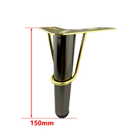 Entry Lux TV Cabinet Cône Pieds Fil De Fer En Acier Renforcé Canapé Jambes pour Salon Meubles Quincaillerie Accessoires