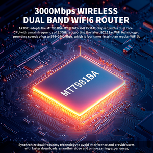 3lan 1WAN đầy đủ Gigabit 5 gam <span class=keywords><strong>Router</strong></span> không dây Dual Band năm Anten Wifi 6 ax3000m lưới WIFI <span class=keywords><strong>Router</strong></span> - Product Image 5