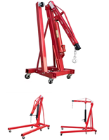 Chariot de levage hydraulique pliable en acier robuste de 2 tonnes pour l'entretien automobile professionnel