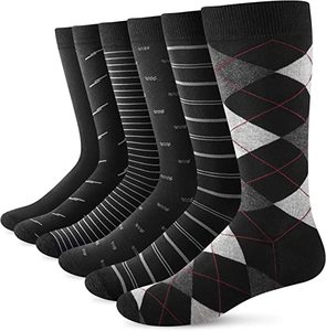 Chaussettes habillées et bonneterie pour hommes Personnalisé Classic Business Crew Happy Design Colored Casual Cosy Sock Logo personnalisé Crew for Men - Product Image 3