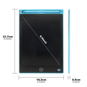 儿童电子绘图板8.5英寸液晶写字板便携式儿童数字蓝色写字板 - Product Image 2