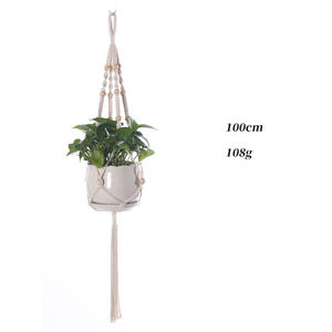Différents Styles Usine En Gros Porte-<span class=keywords><strong>Pot</strong></span> De Fleur <span class=keywords><strong>Macramé</strong></span> Plante Cintres Suspendus Jardinière Panier - Product Image 5