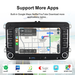 Autoradio Android 2DIN GPS avec support de tableau de bord pour CC <span class=keywords><strong>Fabia</strong></span> Skoda Octavia Golf Passat Polo Jetta, écran IPS 2+32 Go - Product Image 5