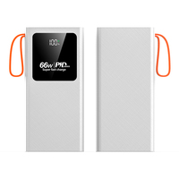 Banco de Energía Wesdar de 20000 mAh con Pantalla Digital, Banco de Energía Portátil de Carga Súper Rápida con Luz