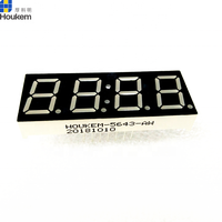 Afficheur à sept segments à double chiffres CA 18 broches 0,56 pouces 25*19 mm LED Forme de diamant bleu