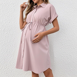 Vestido <span class=keywords><strong>de</strong></span> <span class=keywords><strong>Maternidad</strong></span> <span class=keywords><strong>de</strong></span> Verano en Oferta, Vestidos Casuales <span class=keywords><strong>de</strong></span> <span class=keywords><strong>Maternidad</strong></span> <span class=keywords><strong>de</strong></span> Manga Corta, MOQ Bajo, Vestido <span class=keywords><strong>de</strong></span> Embarazo Moderno y Cómodo <span class=keywords><strong>para</strong></span> Mujer - Product Image 5