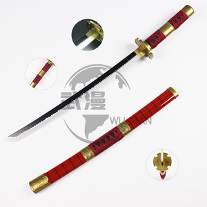 Une pièce Roronoa Zoro Cosplay épées de sécurité <span class=keywords><strong>Katana</strong></span> en bois Led jouet épées pour enfants enfants - Product Image 6