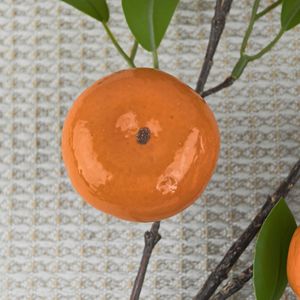 Arreglo Floral Artificial <span class=keywords><strong>de</strong></span> Mandarina Naranja Hecho a Mano con PVC Suave, Decoración Moderna para el Hogar, Rama para Sala <span class=keywords><strong>de</strong></span> Estar, Día <span class=keywords><strong>de</strong></span> San Valentín - Product Image 4