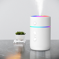 Humidificateur Portable à LED OEM mini 300ml, diffuseur d'huile essentielle d'arôme de brume de pulvérisation h2o, humidificateur d'air USB pour voiture
