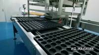Machine de fabrication automatique de gâteau à la crème anglaise à haute productivité avec prix d'usine
