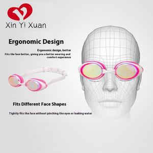 Myopia Anti-Fog Silicone PC Lens Swimming Goggles for Adults Universal - Product Image 2